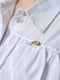 Блуза однотонна білого кольору | 6687881 | фото 4