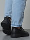 Туфлі чорного кольору на шнурівці | 6687898 | фото 3