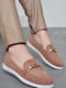 Туфли-лоферы темно-розового цвета | 6687913