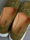 Туфлі-лофери болотного кольору | 6687915 | фото 4