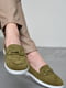 Туфли-лоферы болотного цвета | 6687915 | фото 2