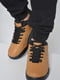 Кроссовки светло-коричневого цвета на шнуровке | 6688023 | фото 2