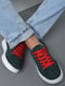 Кросівки темно-зеленого кольору на шнурівці | 6688028 | фото 2