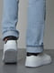 Кросівки білого кольору на шнурівці | 6688030 | фото 3