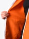 Толстовка спортивна на флісі помаранчевого кольору | 6688454 | фото 4