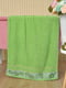 Полотенце банное махровое зеленое | 6688471 | фото 2