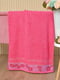 Рушник банний махровий рожевий | 6688474 | фото 2