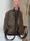 Рюкзак коричневого цвета с геометрическим принтом | 6688499 | фото 3