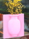 Силиконовый розовый горшок для цветов | 6688592 | фото 2