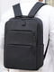 Набір чорного кольору: рюкзак, сумка через плече, гаманець | 6688619 | фото 2