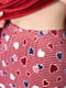Велюрова піжама бордового кольору | 6688625 | фото 4