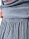 Пижама  начесом полубатальная серого цвета | 6688635 | фото 4