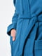 Махровий халат з поясом смарагдового кольору | 6688638 | фото 4
