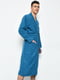 Махровий халат з поясом смарагдового кольору | 6688638 | фото 2