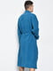 Махровий халат з поясом смарагдового кольору | 6688638 | фото 3