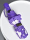 Зонт-автомат фиолетовый в принт | 6688706 | фото 3