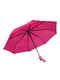 Зонт-полуавтомат малинового цвета | 6688717 | фото 2