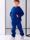Спортивный костюм для мальчика на флисе синего цвета | 6694266 | фото 3