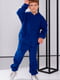 Спортивний костюм для хлопчика на флісі синього кольору | 6694266 | фото 6