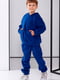 Спортивный костюм для мальчика на флисе синего цвета | 6694266 | фото 7
