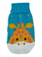 Светр для собак та котів Blue Deer Head блакитний Жираф XL | 6695068