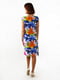 Сукня А-силуету різнокольорова в принт | 6695613 | фото 5