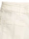 Білі шорти з накладними кишенями спереду та талією стандартної висоти (уцінка) | 6697162 | фото 4