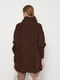 Удлиненный оверсайз свитер коричневого цвета | 6697217 | фото 3