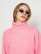 Рожевий светр із об'ємними рукавами | 6697251 | фото 4