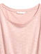 Трикотажное светло-розовое платье с резинкой на талии | 6697283 | фото 2
