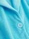 Укорочена махрова сорочка блакитного кольору | 6697331 | фото 2