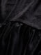 Велюрова сукня А-силуету чорного кольору | 6697359 | фото 2