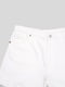 Короткие джинсовые шорты с белого денима | 6697438 | фото 3