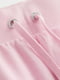Розовые короткие шорты из легкой ткани на завязках | 6697440 | фото 2