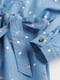 Сукня-сорочка блакитна з принтом | 6697620 | фото 2
