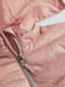Стьобана рожева куртка зі змінним капюшоном | 6697635 | фото 2
