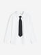 Черный галстук с пластиковой пряжкой | 6697663 | фото 2