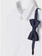 Темно-синий галстук-бабочка с резинкой на шее | 6697664 | фото 2