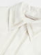 Блуза молочного цвета с потайными пуговицами | 6697707 | фото 2