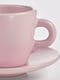Чашка з блюдцем матовий/світло-рожевий 7 cl | 6688927 | фото 2