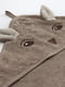 Дитячий рушник з капюшоном олень/коричневий 80х80 см | 6689012 | фото 4