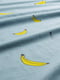 Підковдра і наволочка синій банановий візерунок 150х200/50х60см | 6689414 | фото 5