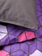 Підковдра і наволочка візерунок фіолетовий/чорний 150х200/50х60 см | 6689601 | фото 5