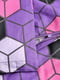 Підковдра і наволочка візерунок фіолетовий/чорний 150х200/50х60 см | 6689601 | фото 6
