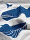 Підковдра і наволочка візерунок синій/білий кит 150х200/50х60см | 6689888 | фото 8