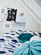 Підковдра і наволочка візерунок синій/білий кит 150х200/50х60см | 6689888 | фото 9