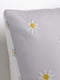 Чохол на подушку квітковий візерунок сірий/білий 50х50 см | 6690260 | фото 6