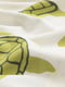 Підковдра і наволочка візерунок черепаха зелений/білий 150х200/50х60см | 6690284 | фото 6