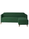 Чохол на 3-місний диван з шезлонгом Vissle темно-зелений | 6690773 | фото 3