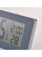 Годинник/термометр/будильник низьковольтний/сірий, 16,5х9 см  | 6691095 | фото 3